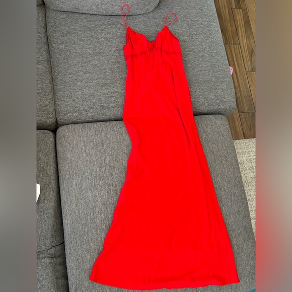 Red Maxi Princess Polly Dress size 10 - Picture 3 of 5